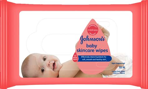 Buy JOHNSON'S BABY SKINCARE WIPES 10 PIECES Online & Get Upto 60% OFF ...