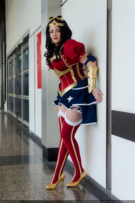 Power Girl by Rini and Wonder Woman by Laura - MyConfinedSpace