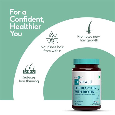 Buy HEALTHKART HK VITALS DHT BLOCKER WITH BIOTIN, STINGING NETTLE ...