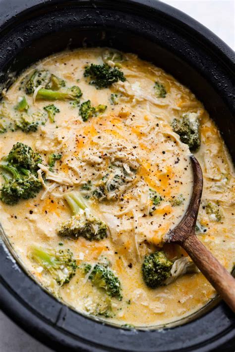 Slow Cooker Creamy Chicken and Broccoli (Over Rice) - The Recipe Critic ...