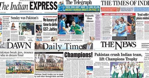 The day after the Champions Trophy final, how Pakistani and Indian ...