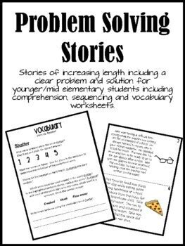 Image result for Problem Solving Stories