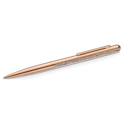Swarovski Crystal Shimmer ballpoint pen Rose gold tone, Rose gold-tone