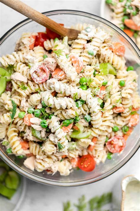 Tuna Fish Pasta Salad Tuna & Avocado Pasta Salad