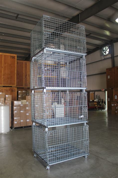Large Wire Containers | Large Industrial Wire Baskets