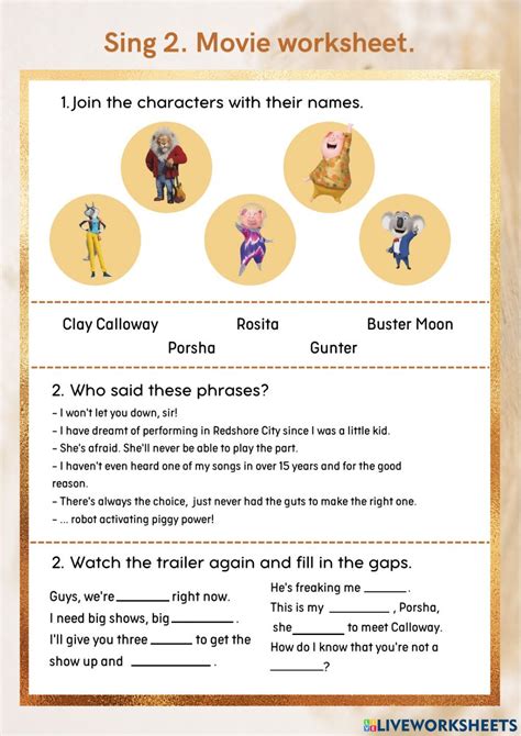 English Sing Sing Hobbies Worksheet 的图像结果