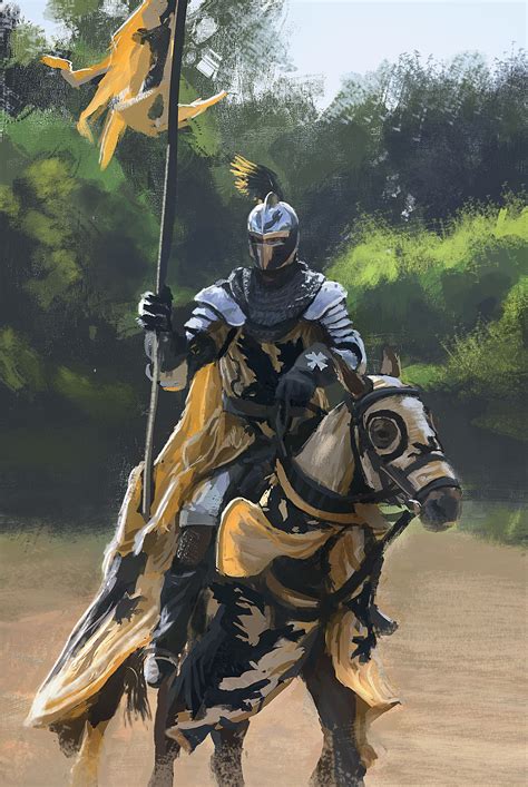 ArtStation - Knight study 02, Luis De La Cerda | Fantasy concept art ...