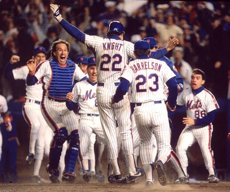 Mets win Game 6 of the 1986 World Series. New York Mets Baseball ...
