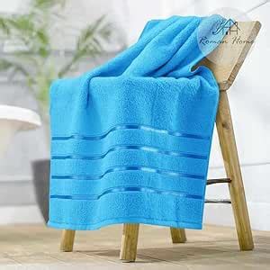 ROMAN HOME 500 GSM 100% Cotton Jumbo Large Bath Towel Sheet,Super Soft ...