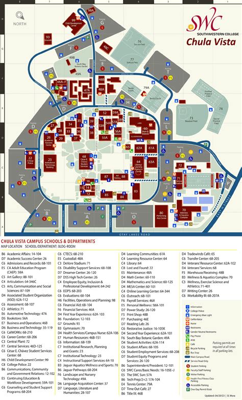 Southwestern College Chula Vista Campus Map - Ontheworldmap.com