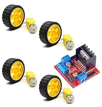 DS Robotics Smart Car Robot Chassis Kit With Deceleration DC 3-6v Drive ...