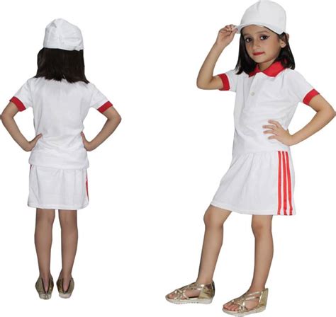 KAKU FANCY DRESSES National Hero Sania Mirza,Tennis Player Costume ...