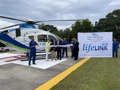 Ribbon cutting held for new LifeLink Air Helicopter stationed at Bladen ...