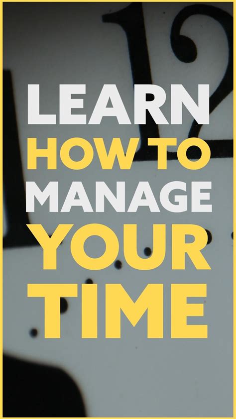 How To Manage Time 的图像结果