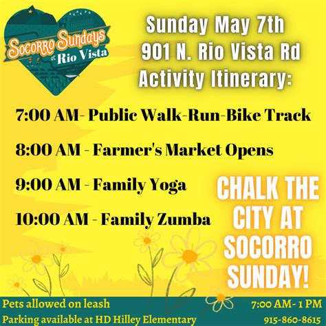 Chalk the City at Socorro Sunday! - City of Socorro Texas