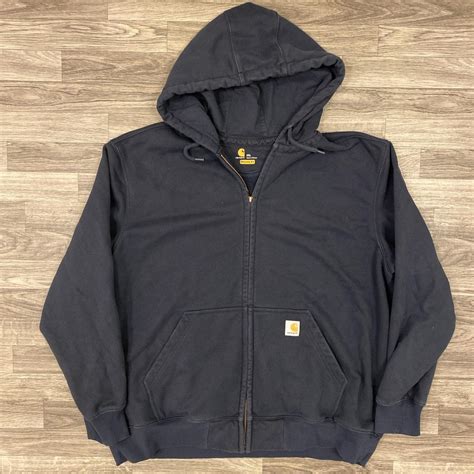 Carhartt Full-Zip Hoodie Workwear Hoodie XXL... - Depop