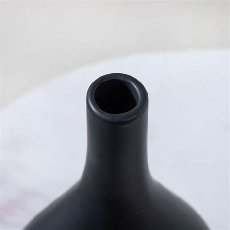 Nordic Hollow Vase Black
