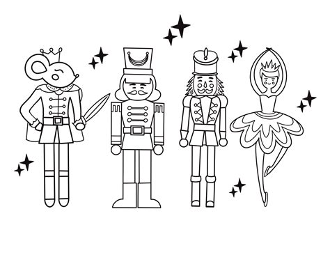 The Nutcracker Coloring Sheet