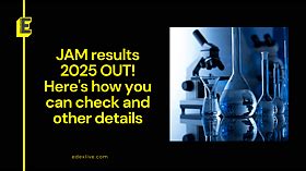 JAM results 2025 OUT! Here's how you can check and other details
