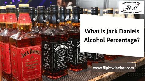 Jack Daniels Alcohol Percentage - Deepest Knowledge - 2023