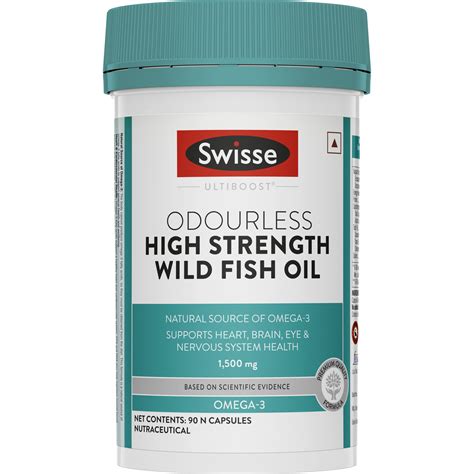 Buy Swisse Fish Oil with 1500mg Omega 3 In One (Only One Per Serving ...