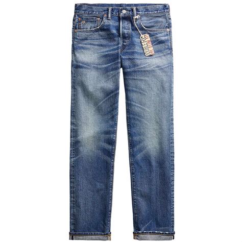 RRL By Ralph Lauren Slim Fit Hillsview Selvedge Jeans - 782504838033