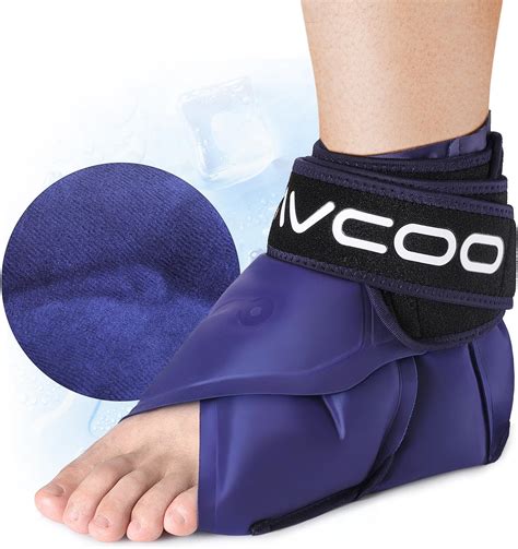 Amazon.com: AVCOO Ankle Ice Pack Wrap for Swelling, Foot Pain Relief ...