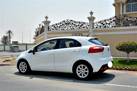 Kia Rio is Available for Sale – 2015 white GCC – Very Mint Condition ...