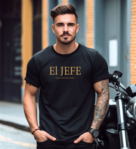 El Hefe Cotton T-shirt - Noun - Leader - Boss - Chief Shirt - Spanish ...