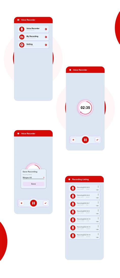 Image result for Recoding App Design