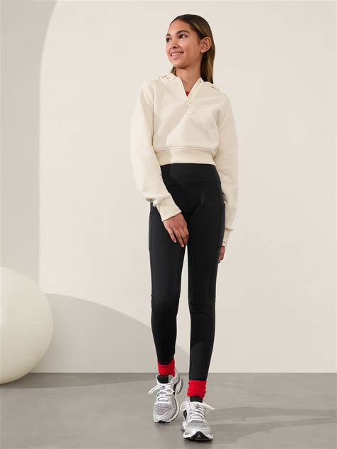 High Rise Leggings for Girls | Athleta