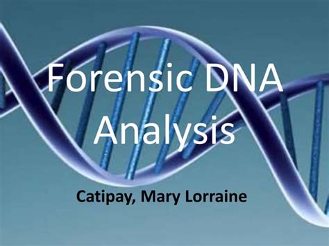 Forensic DNA Analysis Methods 的图像结果