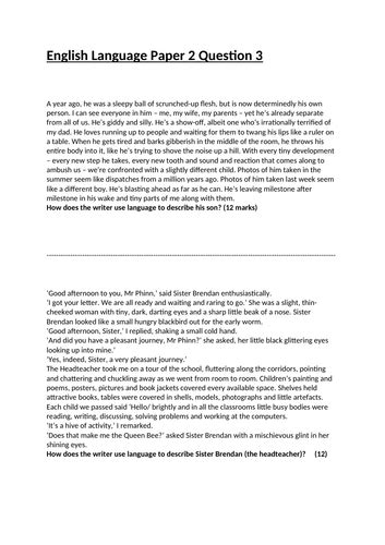 Image result for Paper 2 Question 5 Article