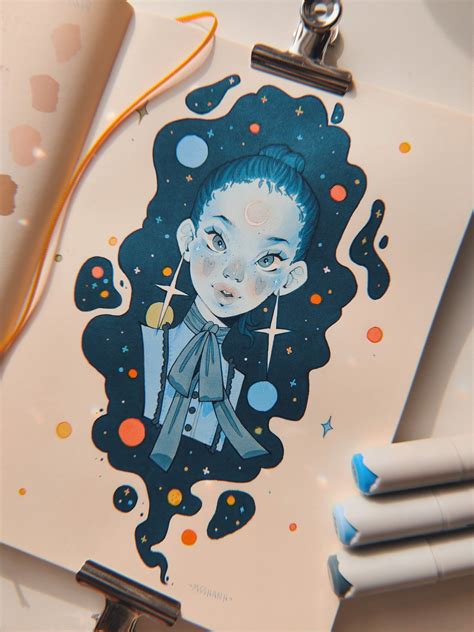 Master Alcohol Marker Character Illustrations | Markers drawing ideas ...