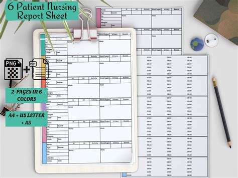 Download Nursing Reports Sheets for Organized Documentation