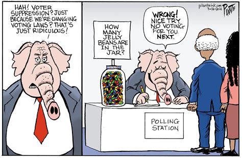 Voting Literacy Test Cartoon