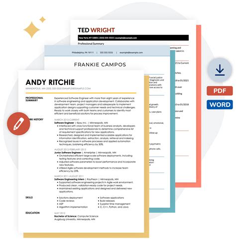 Resume Examples 的图像结果