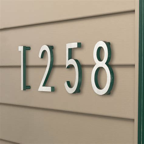 Floating Modern House Address Number