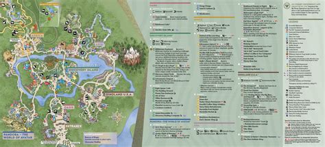 Walt Disney World Animal Kingdom Map