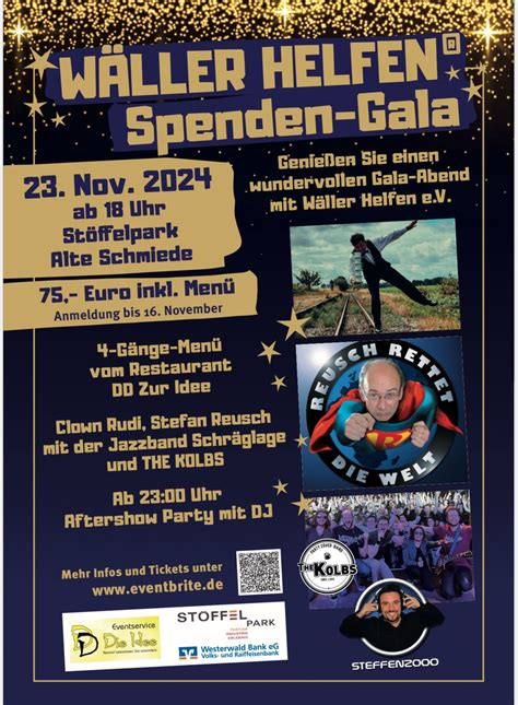 Wäller Helfen Spenden Gala 2024, Stöffel-Park, Hachenburg, 23 November