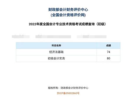 杭州2022年初级会计职称考试成绩开放查询了