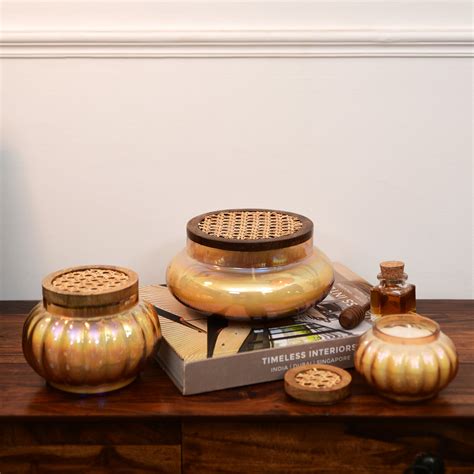 Amber Boho Lid - Lustre Jars