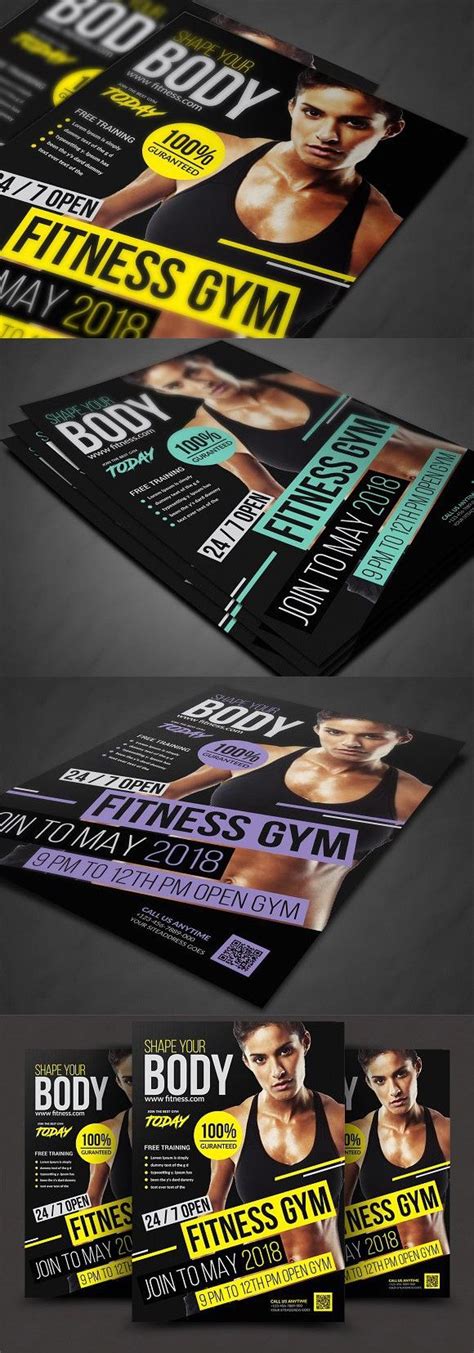 Fitness Flyer | Fitness flyer, Flyer, Business card design