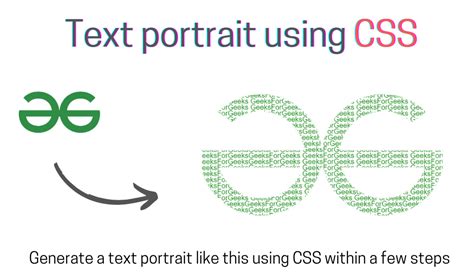 CSS Text Portrait Converter 的图像结果