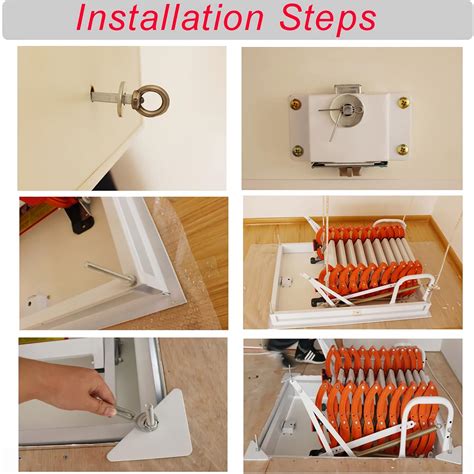 TECHTONGDA Attic Ladder 12 Steps Pull Down Attic India | Ubuy