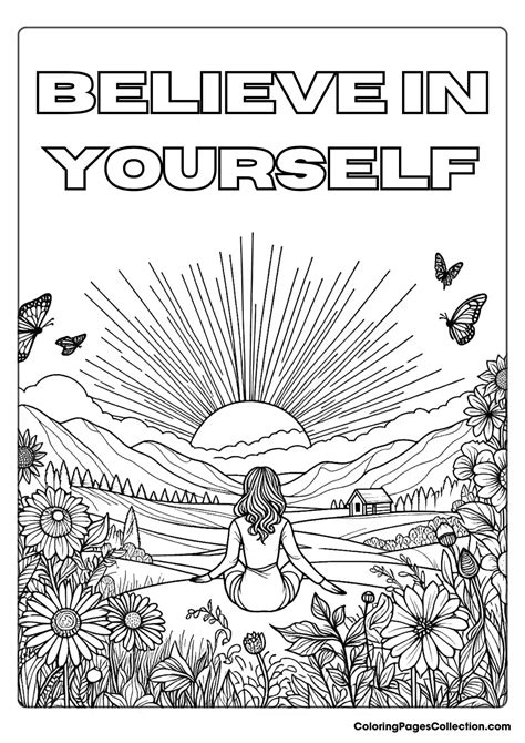 Anxiety Coloring Pages - Free Printable PDF Download