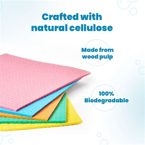 Sponge Wipe Pack of 5 | Reusable & Super Absorbent – Koparo – Koparo Clean