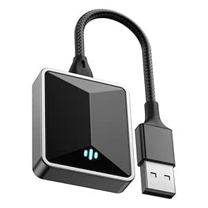 Volam 2024 New Wireless Adapter for Wired A-pple CarPlay Android Auto ...