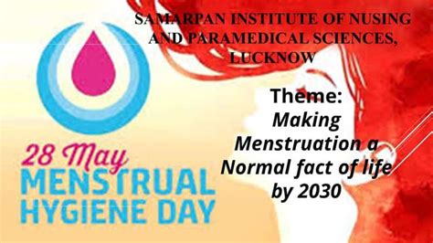 Menstrual Hygiene Day - 28th May 2022