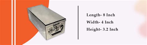 Crevita Stainless Steel Storage Boxes,Cash Peti, Pooja Peti,Organizer ...